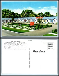 NEBRASKA Postkarte - So. Sioux City, Park View Motel S22 - Bild 1 von 1