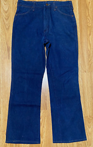 Wrangler Vintage Cotton Heavy Denim Blue Jeans Style 82611NV Reg Fit 32x30 #1W