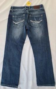 BKE Denim Culture Jean Capri Women's Size 27 (30W 26L) Blue - Picture 1 of 4