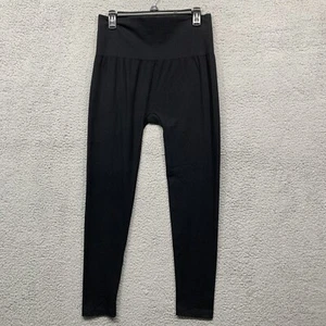 Black Leggings Size Small/Medium Stretch Comfortable Warm Stretch New w/o Tags - Picture 1 of 9