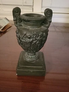 neoklassizistischer gegossener Gips Volute Vase Townley Vintage griechische römische Urne - Bild 1 von 5