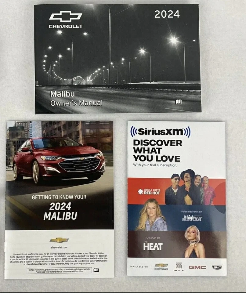 Chevrolet Chevy Malibu 2024 manual del propietario OEM ☆ENVÍO GRATUITO☆ Foto 1 de 1