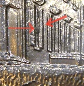 2017 p Frederick Douglass DC DDR Doubled die Reverse Quarter Extra Bars - Picture 1 of 5