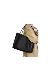 BOLSO GRANDE KELLY NEWBELLA CON BOLSA NUEVO CON ETIQUETAS NEGRO FAVORITO DE LA TEMPORADA DOBLE ASA - Imagen 1 de 5