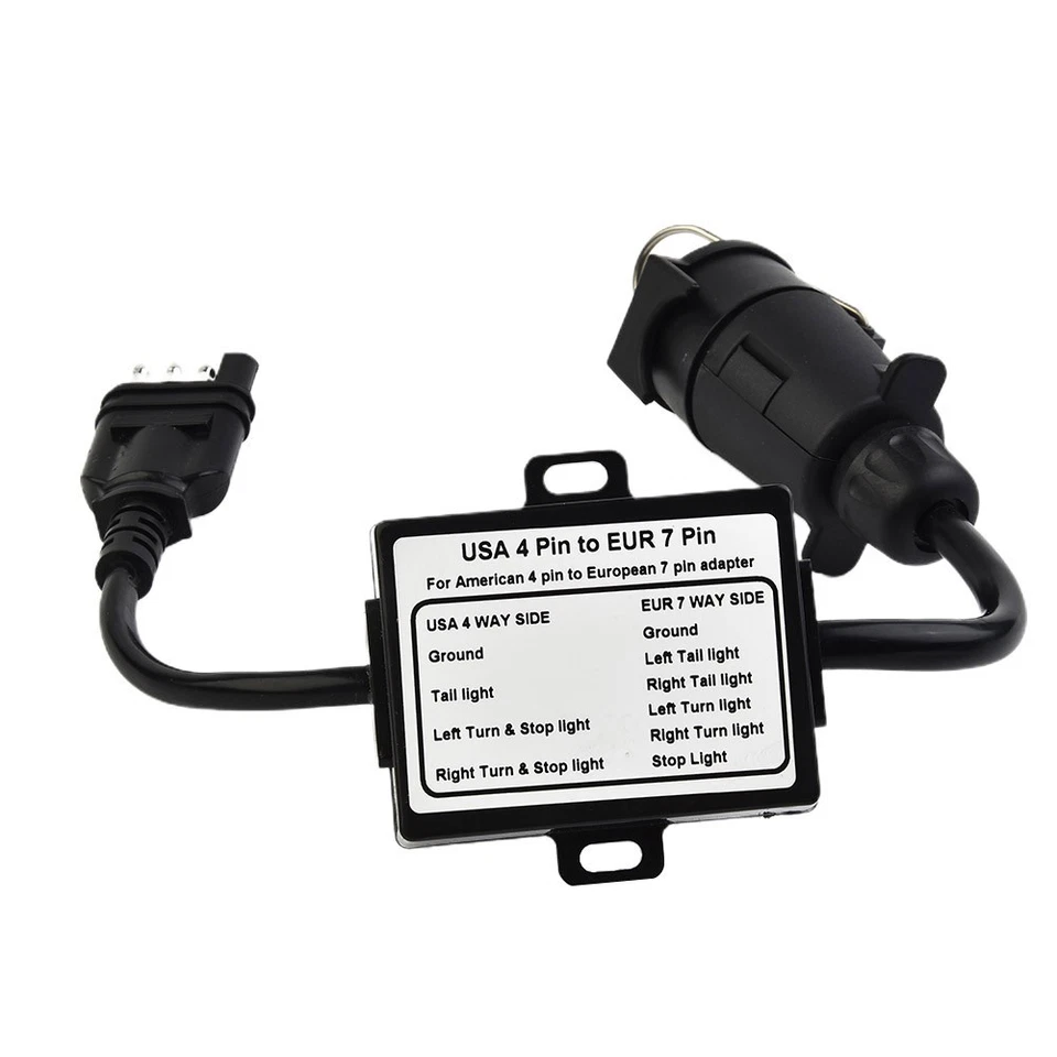 Light Converter Connector Parts Replacement Separate Brake Light Black - Image 1 of 4