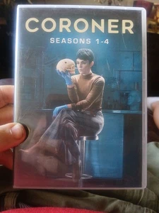 CORONER - Canadian Hit Crime TV Series Complete Season 1, 2, 3, 4 No Slip Cover - Picture 1 of 2