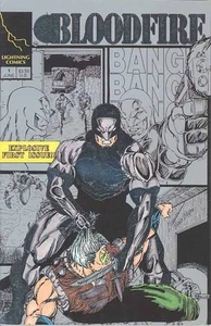 Bloodfire #1 ( 1993 Series ) Siver Embossed Promo - Picture 1 of 1