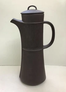 Cafetera y tapa vintage Mid-Century diseño Dansk 13" MARRÓN FLAMESA - Imagen 1 de 12