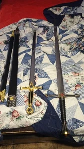 Handmade wave style Tsuba Clay Tempered Steel Samurai Katana Sword - Picture 1 of 1