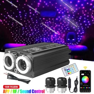 Kit de luces estrella para techo Twinkle & Meteor luz de fibra óptica para techo de coche/hogar 2 m - Imagen 1 de 18