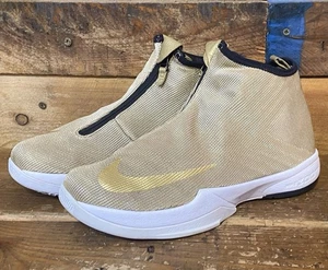 Nike Zoom Kobe Icon Jacquard Metallic Gold Reißverschluss Handschuh 2015 819858-700 Größe 9,5 US - Bild 1 von 11
