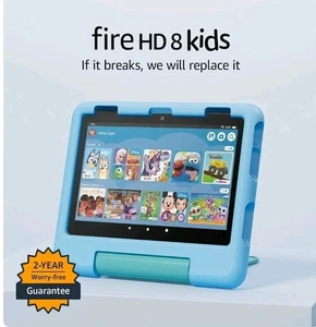 Amazon Fire 8 Kids Tablet 32GB Neuest 2025 Alter 3-7 3GB Speicher, 13 Stunden Akku - Bild 1 von 3