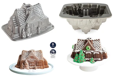 Nordic Ware: Lebkuchen House: Kuchenform Kegelbund Cake 9cups (2,13L Made USA - Bild 1 von 4