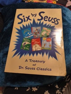 Vintage Dr Seuss SIX BY SEUSS - 6 Classics Hardcover 1991 Banned Mulberry Street - Picture 1 of 6