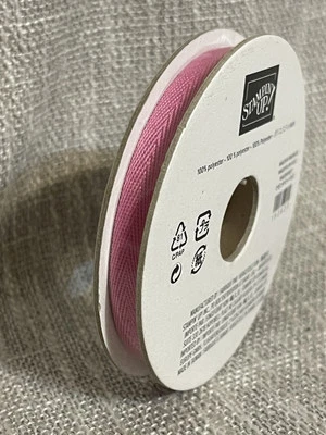 Stampin Up Retired MAGENTA MADNESS 2020-2022 In Color RIBBON 10 yards 1/4" NEW - Image 1 of 3