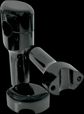 Elevador de manillar liso negro de 4 pulgadas LA Choppers Kawasaki Vulcan 900 06-19 Foto 1 de 3