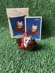 2005 Hallmark Ornament Repaint Puppy Love Westie Terrier - Bild 1 von 4