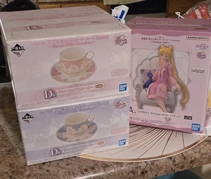 Sailor Moon Eternal Kuji Teetasse und Untertasse blaue Version - Bild 1 von 2