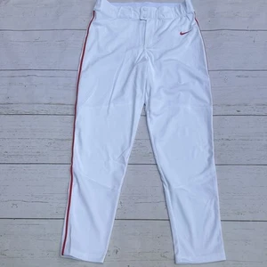 2 pares - Pantalones de béisbol Nike Vapor Select blancos rojos para hombre talla mediana BQ5489-109 - Imagen 1 de 7