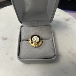Vintage IBEW 60 Year Service Award Diamond lapel pin - Picture 1 of 3
