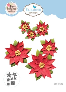 Elizabeth Craft Designs Metal Cutting Dies Christmas Poinsettia 2269 - Picture 1 of 4