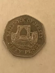 50p Bailiwick of Jersey Fifty Pence Coins Rare Different Dates - Picture 1 of 2