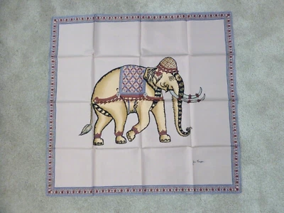 Preciosa Bufanda Vintage Jim Thompson 100% Seda Tai Elefante con Embalaje Original Foto 1 de 4