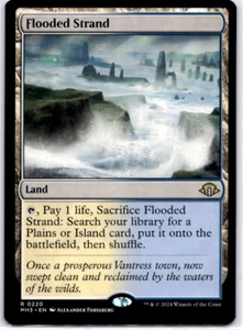 MTG Flooded Strand #0220 NM Modern Horizons 3 MH3 Magic the Gathering - Picture 1 of 2