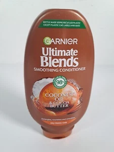 GARNIER Ultimate Blends Coconut Oil & Cocoa Butter Smoothing Conditioner 400ml - Picture 1 of 7