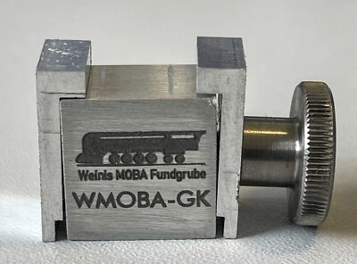 Gleisklemme H0 Aluminium für Flexgleis Verlegung mit Rändelschraube - Bild 1 von 2