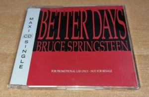 BRUCE SPRINGSTEEN Better days VERY RARE AUSTRIA PROMO CD SINGLE UNIQUE COVER - Picture 1 of 3