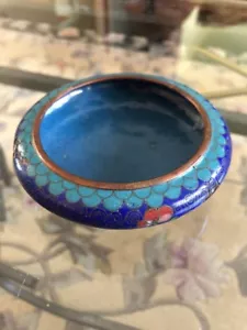 Vintage Chinese Cloisonne & Enamel Bowl No Reserve - Picture 1 of 8