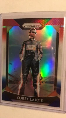 2019-20 Panini Silver Prizm of Corey Lajoie red,white n blue #21.NEW. - Image 1 of 3