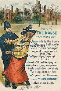 rp10245 - Suffragette & Polizist - Comic - Druck 6x4 - Bild 1 von 1