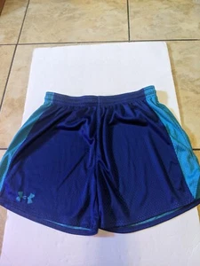 Pantalones cortos Under Armour Heat Gear para mujer 16" ropa activa talla L camiseta cintura elástica - Imagen 1 de 9