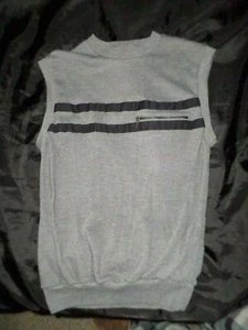 Men's Paolo Panisi Grey Sleeveless Muscle Shirt Size Medium - Picture 1 of 4