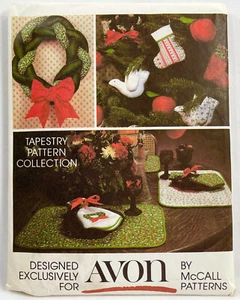 1980s McCalls Sewing Pattern 5380 Christmas Decor Ornaments Table Linens 10331 - Bild 1 von 2