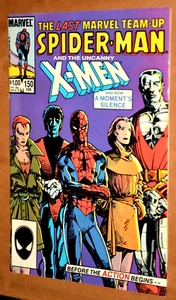 The Last Marvel Team Up Spider-Man And The Uncanny X-Men #150 Last Issue (1985) - Picture 1 of 2