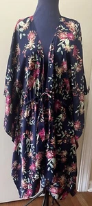 Simply Noelle Kimono With Tie One Size - Picture 1 of 8