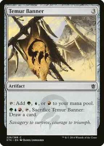 TEMUR BANNER X 4 N/M- KHANS OF TARKIR MAGIC THE GATHERING - Picture 1 of 1