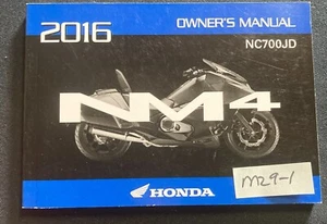 NEW OEM HONDA 2016 NM4 NC700JD OWNER'S MANUAL - Picture 1 of 1