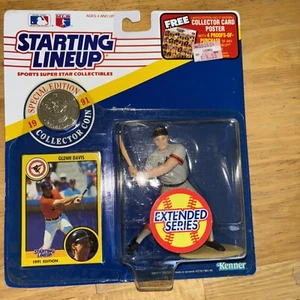 Kenner Starting Lineup 1991 Glenn Davis Figure with Coin and Card - Picture 1 of 10