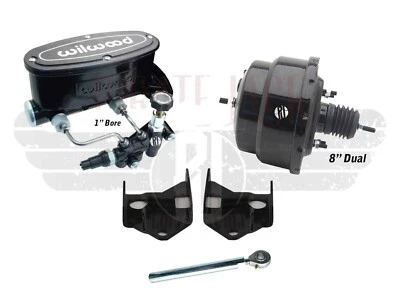 1957-77 Ford F-Series Truck 8" Dual Wilwood Booster Kit & Adl. Valve Disc/Drum - Image 1 of 4