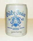 Bierkrug, Gilde-Br?u Hannover, 0,5 L, Steingut, Siebdruck, um 1930 !!!