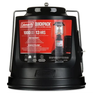 QuickPack 810 Lumens 2-Mantle Propane Lantern with Carry Case Camping Lanterns - Picture 1 of 6