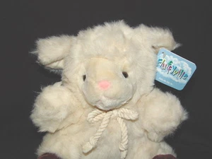Fluffyville USA Lamm Schaf Creme Plüsch LOVEY STOFFTIER Neu - Bild 1 von 5