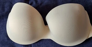38C IVORY Print Underwire WARNER'S This Is Not A Bra Strapless Bra #01693 38C GE - Picture 1 of 10