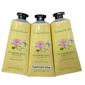 Crabtree & Evelyn Summer Hill Hand Therapy Cream 10.5oz (3x3.5oz) Sealed - Picture 1 of 6