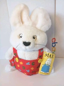 Eden Max Plüschhase trägt rot A, B, C Overall Rosemary Wells signiert 1997 - Bild 1 von 19