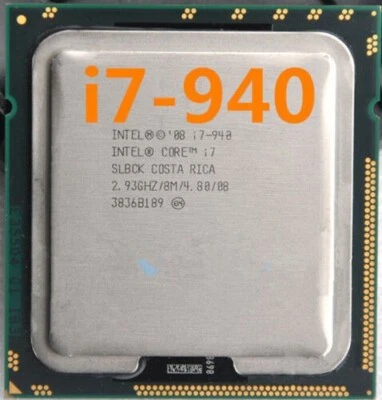 PROCESSORE CPU Intel Core i7-940 2,93GHZ 130WATT  SOCKET 1366 LGA - Immagine 1 di 4